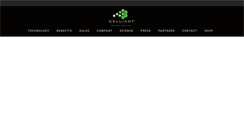 Desktop Screenshot of celliant.com